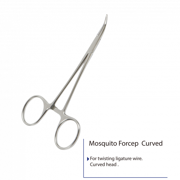 Mosquito Forcep Curved Life Care